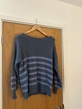 Load image into Gallery viewer, Fairly Soft Knit Sweater With Lurex Stripe Detail