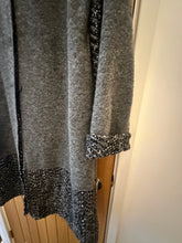 Load image into Gallery viewer, Grey Wool Long Blanket Coat