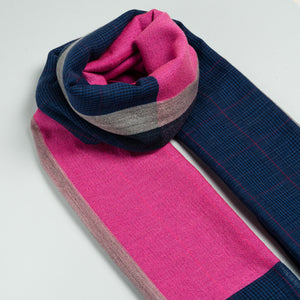 Pop Pink Blue Tweed