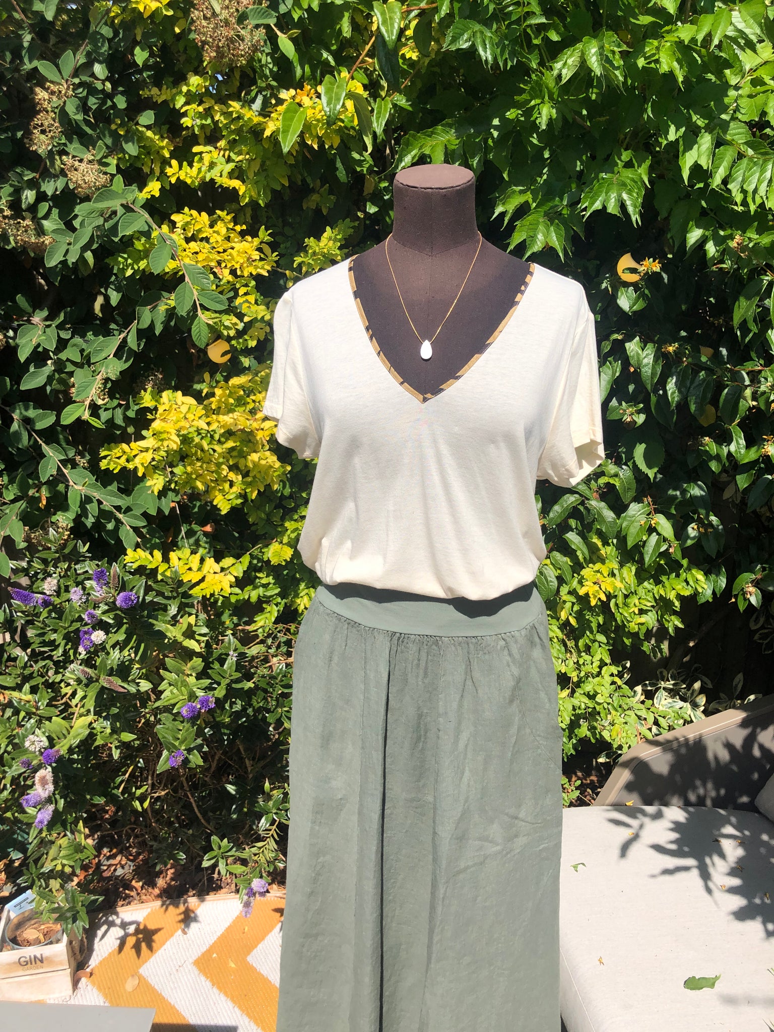 Maxi skirt outlet khaki